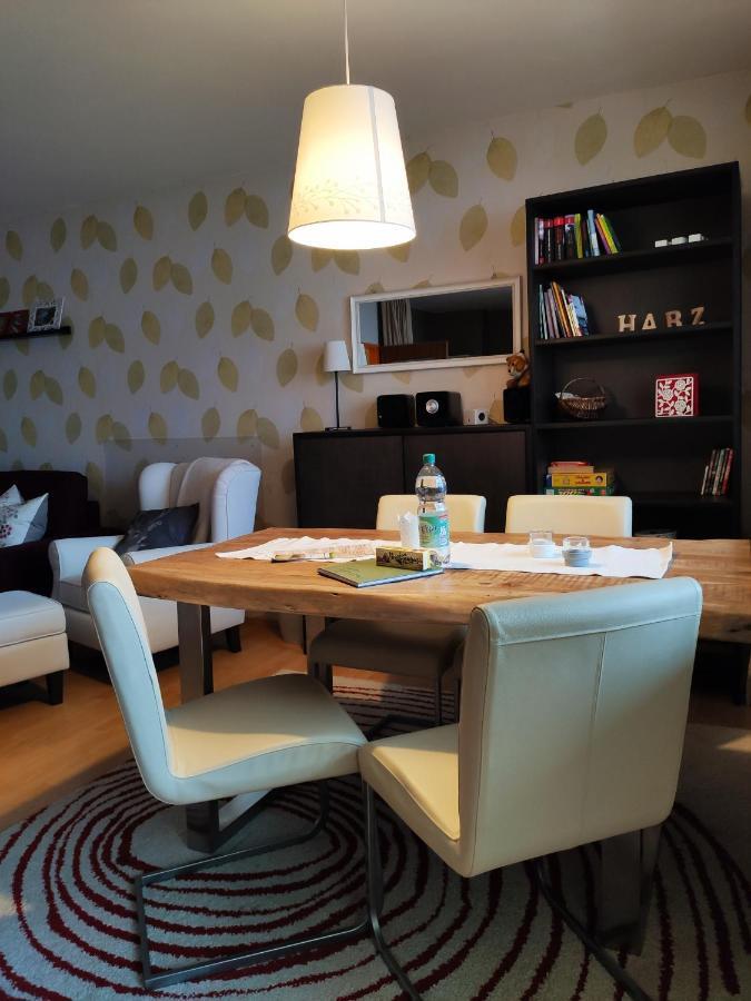 Ferienwohnung Harzluchs Mit Balkon, Netflix Und Sauna Im Haus Хоегайс Экстерьер фото